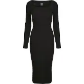 Urban Classics Gebreide jurk zwart