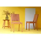 Jan Kurtz Samoa stoel teak natuur 2 stuks