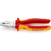 Knipex Kracht-kombitang geïsoleerd | Meer-componentengrepen | VDE-getest | Verchroomd | Lengte 200 mm - 02 06 200 SB