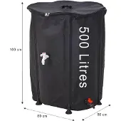 Gardalux Regenton | Pro Garden | 100 x Ø 80 cm | 500 liter (Met kraan)