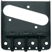 Boston T-32-B Brugstaartstuk met Teaser Tray en Grooved Saddles - Zwart