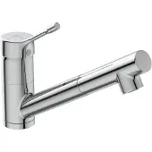 Ideal standard Ceralook - Keukenkraan met uittrekbare sproeikop, BlueStart, chroom BC294AA