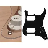 Boston ST-132-TR pickguard, Stallion, HH, 2 pot holes, 3-5 switch, 1 ply, transparent