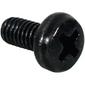 Boston MHP-20BK bolts for machine head shafts, black, 2,5x5mm, 12-pack
