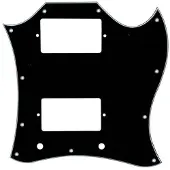 Boston SM3-B pickguard, SG-model custom, 3 ply, black