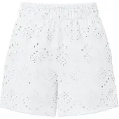 Pieces Broek 'PCVilde' wit