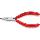 Knipex Platspitse tang met zijsnijder verchroomd 125 mm - 2503125