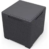 Keter Vigo Opbergtafel - 37x37x37 cm - Antraciet