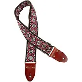 Gaucho GST-1282-3 Classic Jacquard Serie gitaarriem roze/grijs