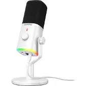 MAONO PD100X - Microfoon voor Computer - USB/XLR Microfoon - Streaming - YouTube - Podcasting - Dynamische Microfoon - Plug & Play - Studio Geluidskwaliteit - Wit