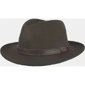 Hatland Dazio - Vilten hoed - Bruin - Assorti - S