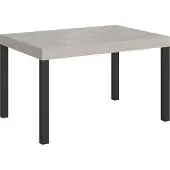 Itamoby Uittrekbare tafel Everyday Cashmere, 120/204x80 cm, met poten in antracietkleur