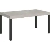 Itamoby Uittrekbare eettafel Everyday Cashmere, 160/264x90 cm, met poten in antracietkleur