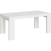 Itamoby Roxell uitschuifbare tafel, 200/304 x 90 cm, esdoorn, wit
