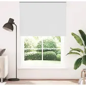 vidaXL Verduisteringsgordijn, wit, 165x210 cm, stofbreedte 161,6 cm, polyester
