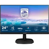 Philips 243V7QJABF (1920 x 1080 Pixels, 24"), Monitor, Zwart