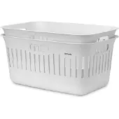 Brabantia Wasmand Collect-It - set van 2 - 40 l - White