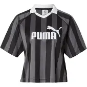Puma Functioneel shirt 'Ess' grijs / zwart / wit