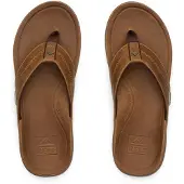 Reef Leather offshore brown heren slipper