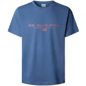 Pepe Jeans Shirt blauw / lichtrood