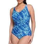 Ten Cate Soft Cup V-Neck Badpak dames Donkerblauw 4XL/48