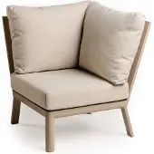 Tierra Outdoor Loungebank Hoekstuk Sevilla Beige