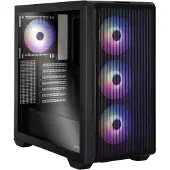 SMX Croft - Mid Tower Behuizing ATX Tempered Glass Zwart
