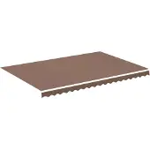 vidaXL Vervangingsdoek voor luifel 430x295 cm polyester bruin
