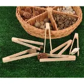 Cosy & Trendy Knuffelig houten pincet-leerspeelgoed, set van 6