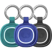 Fresh 'n rebel Smart Finder 2 - 3-Pack - Bluetooth Tracker - Smart Tag voor Apple Find My & Android - Sleutelvinder - 12 maanden batterij - IPX7 Waterproof - Real Teal, True Blue, Storm Grey