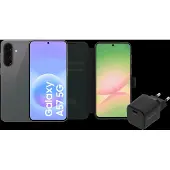 Samsung Galaxy A57 128GB Grijs 5G + Basis Accessoirepakket