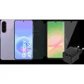 Samsung Galaxy A57 128GB Paars 5G + Compleet Accessoirepakket