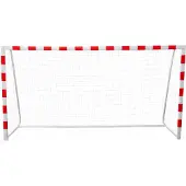 AWTOOLS Serie - Voetbaldoel - 300x200x90 cm - Stalen Frame - Wit