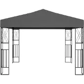 vidaXL Prieel 3x3 m stof antraciet