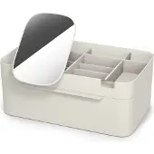 Joseph & Joseph Make-Up Organizer Viva Met Verwijderbare Spiegel Beige