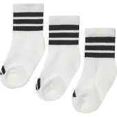 Adidas Sokken 'Kids 3-Stripes Cushioned Crew 3 Pair Pack' zwart / wit