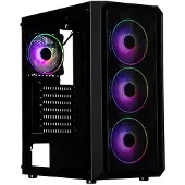 SMX Casket TG - Mid Tower Behuizing ATX Tempered Glass Zwart