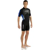 Cressi Medx 2.5 Mm Short Sleeve Shorty Zwart M Man