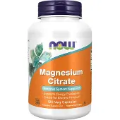 Now Magnesium Citraat | Capsules | Magnesium in goed opneembare citraatvorm (120 Capsules)