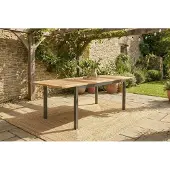Hartman Tuintafel South Wales Natural Teak Grey 210 x 90 cm