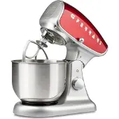 G3 Ferrari Pastaio deluxe keukenassistent Zilver-rood