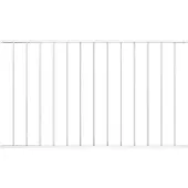 vidaXL Schuttingpaneel Woerden gepoedercoat staal 163x75 cm wit