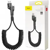 Baseus - Fish - Eye-kabel USB-A/USB-C 2A 1m - zwart