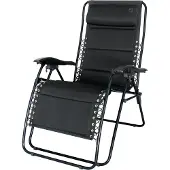 Eurotrail Relax stoel Tarente - 3D mesh - Zwart