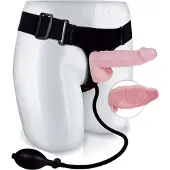 Baile Ultra Harness Strap-On Voorbinddildo Met Opblaaspomp 17,2cm