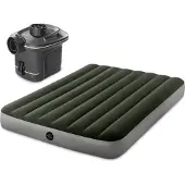 Intex Prestige Downy Twijfelaar Luchtbed met Batterijpomp