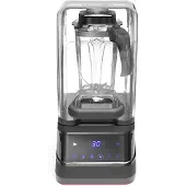 Hendi Digitale blender met geluiddempende kap – BPA-vrij – 2,5L – 230V/1680W – Roestvrij staal met titanium coating