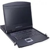 Eaton 19" KVM-switch, 8-poorts, 43 cm (17") TFT (4:3), VGA, USB, toetsenbord indeling Zwitsers (CH)