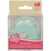 Funcakes Baking Cups - Eenhoorn - 48 Stuks - Cupcake Vormpjes Papier