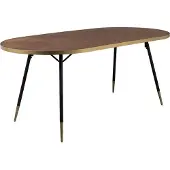 Housecraft living Eettafel Tufan | hout bruin 90x75x200 cm eettafels | NADUVI